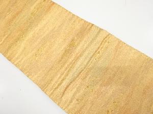 アンティーク 霞に箔散らし模様織出し袋帯(着用可)